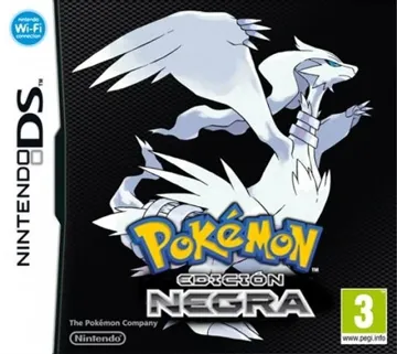Pokemon - Edicion Negra (Spain) (NDSi Enhanced) box cover front